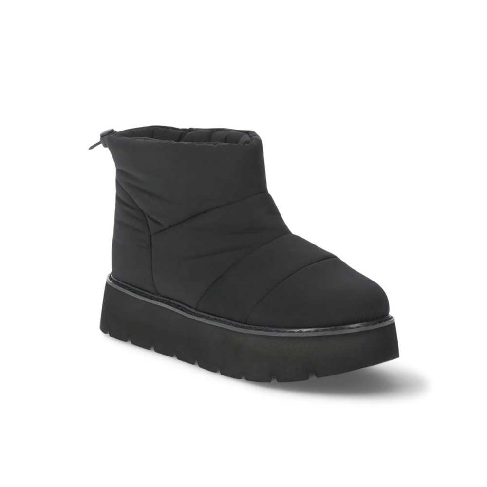(NEW) Women's Metallic Puffer Cozy Booties - Portland Boot Company